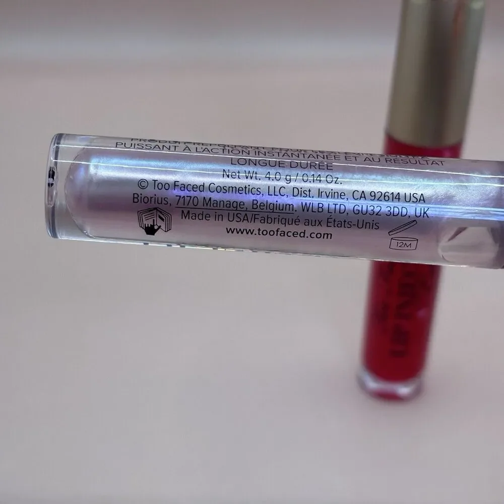 Too Faced Lip Injection Extreme  Strawberry Kiss & Maximum  Plump Lip Bundle set